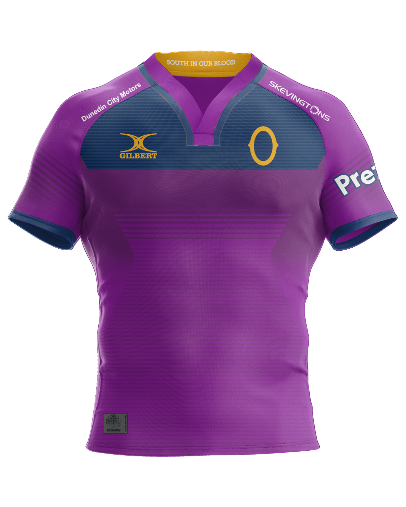 Gilbert Otago Rugby 26 Kids Replica Reversible Training Jersey