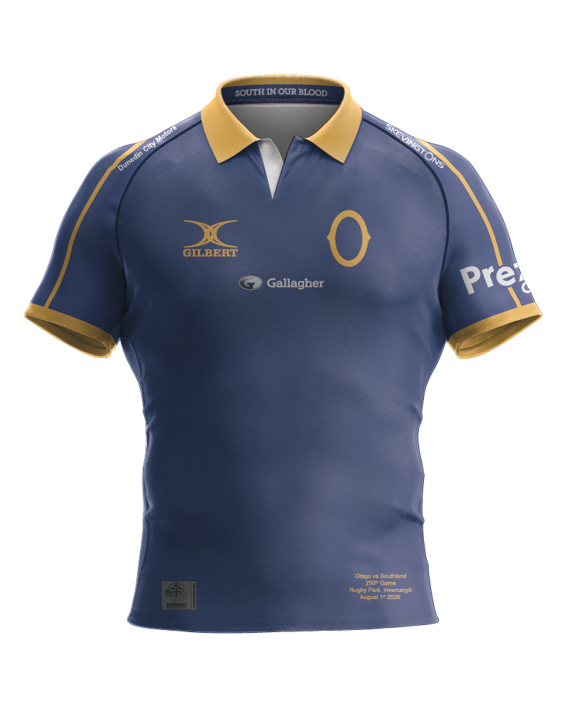 Gilbert Otago Rugby 26 Replica Southland 250 Jersey - Junior