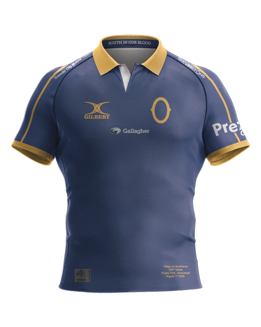 Gilbert Otago Rugby 26 Replica Southland 250 Jersey - Junior
