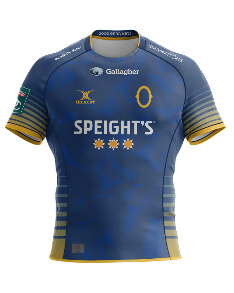 Gilbert Otago Rugby 24 Mens Replica Home Jersey