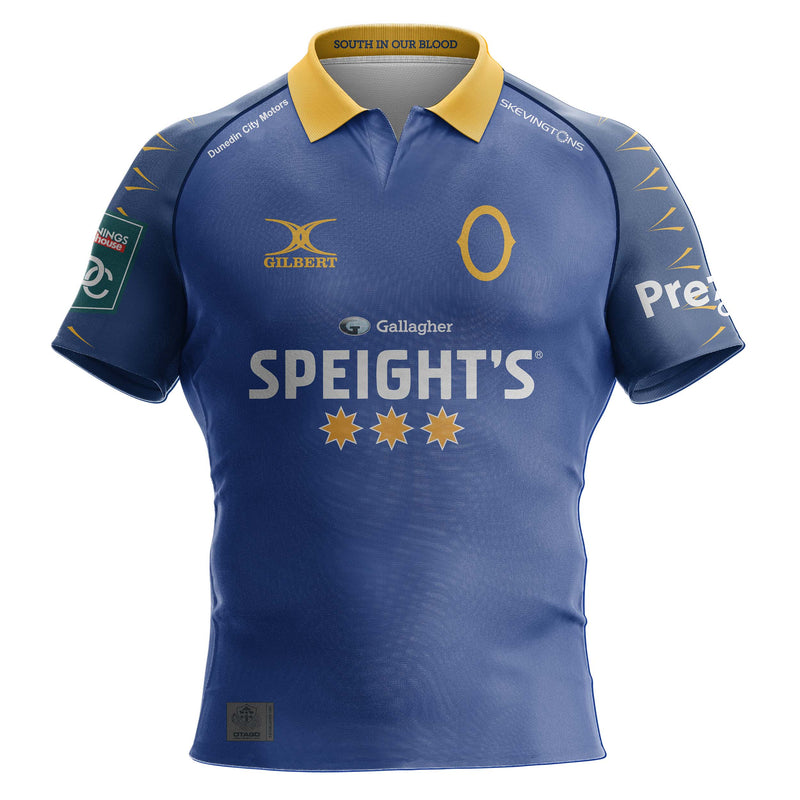 Gilbert Otago Rugby 25 Replica Home Jersey