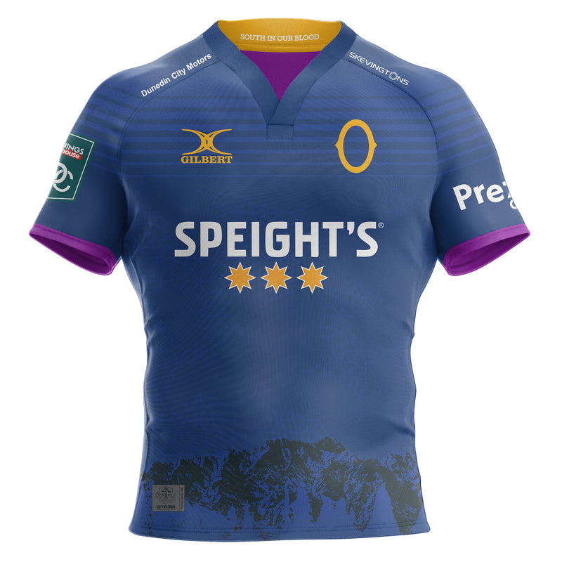 Gilbert Otago Rugby 25 Mens Replica Reversible Training Jersey