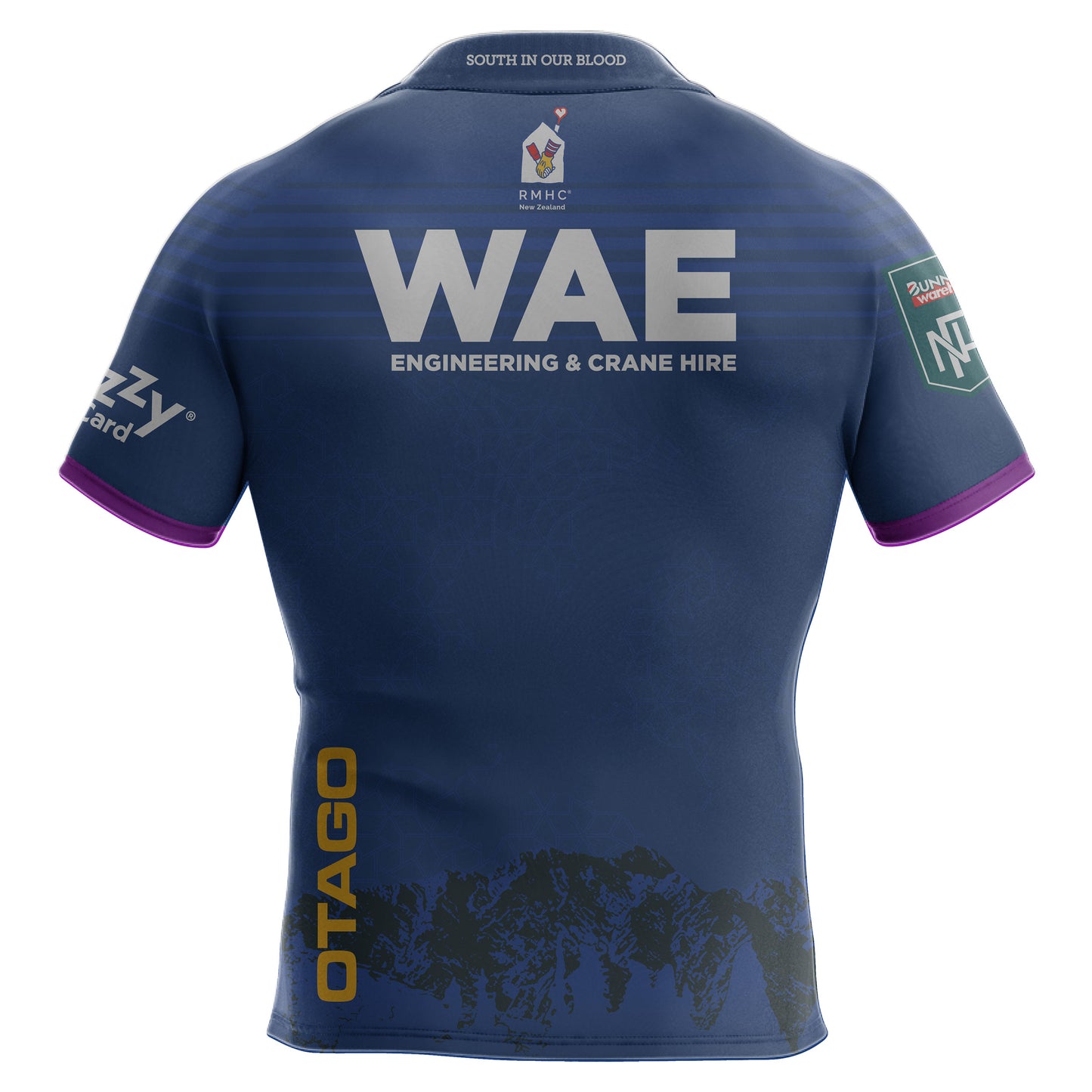 Gilbert Otago Rugby 25 Mens Replica Reversible Training Jersey