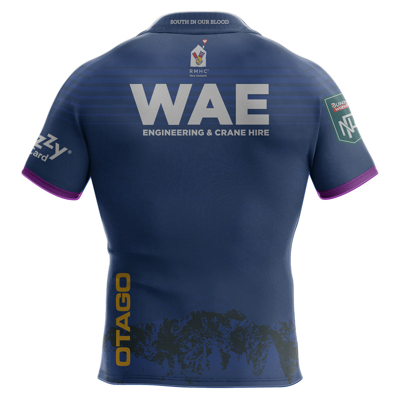 Gilbert Otago Rugby 25 Mens Replica Reversible Training Jersey