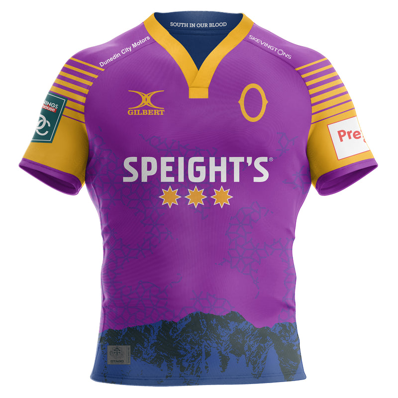 Gilbert Otago Rugby 25 Mens Replica Reversible Training Jersey