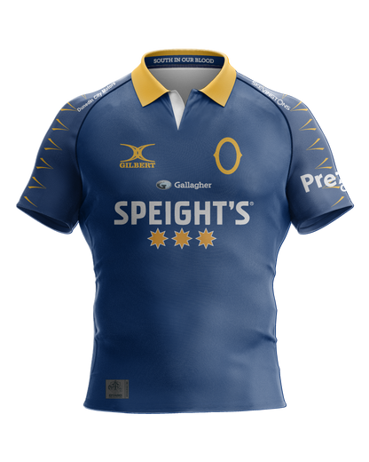 Gilbert Otago Rugby 26 Replica Home Jersey - Mens