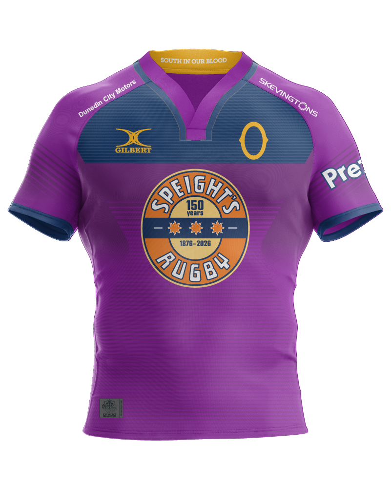 Gilbert Otago Rugby 26 Replica Reversible Training Jersey - Mens