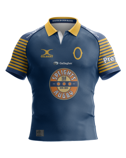 Gilbert Otago Rugby 26 Replica Speights 150th Jersey - Mens