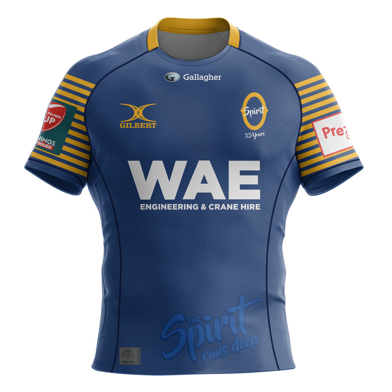 Gilbert Otago Rugby 25 Womens Replica Spirit Jersey