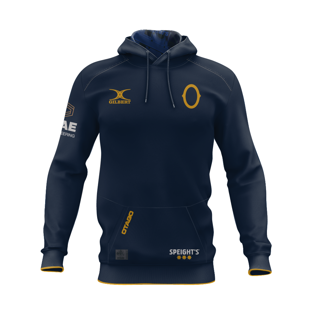 Gilbert Otago Rugby 26 Replica Hoodie - Mens
