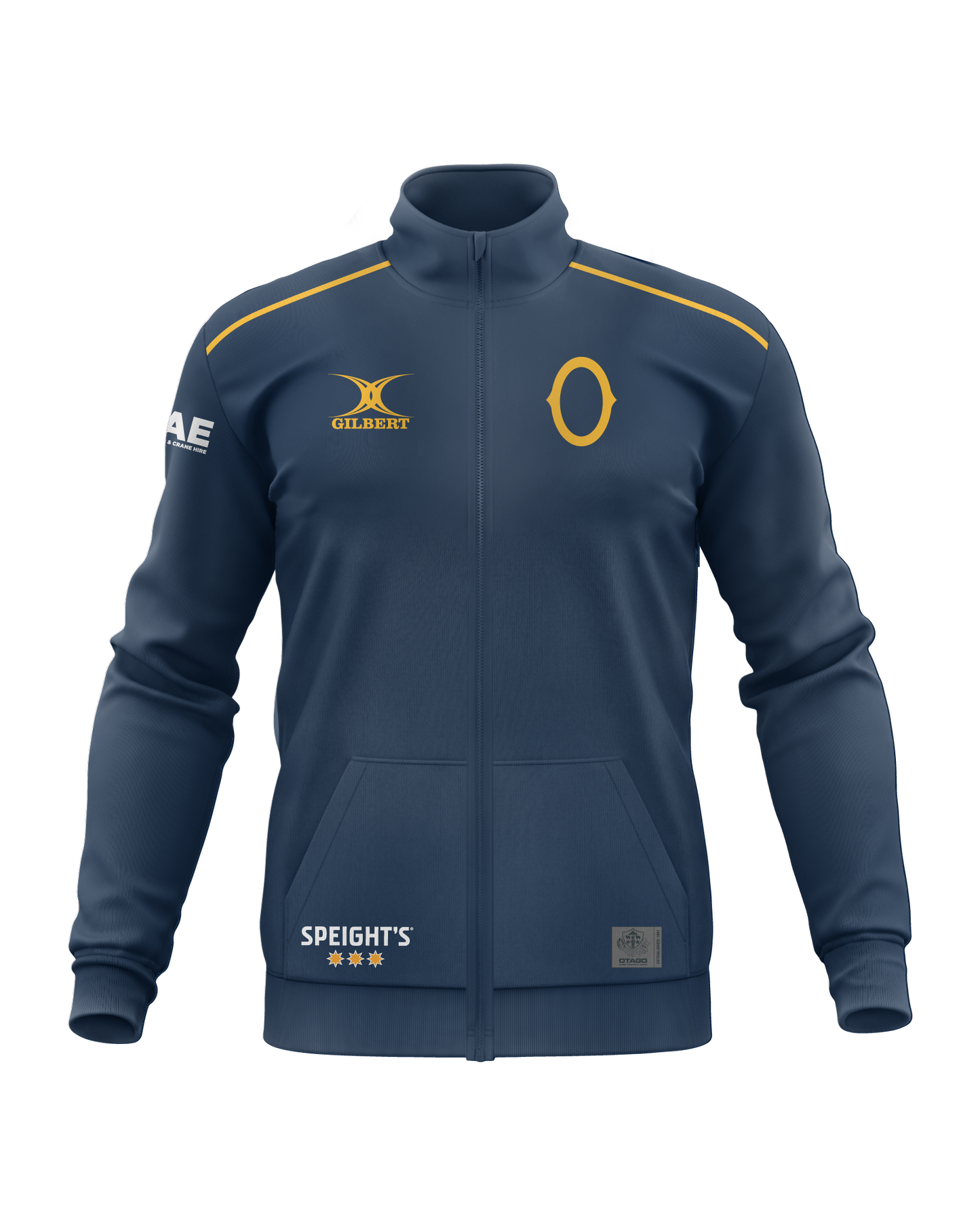 Gilbert Otago Rugby 24 Mens Replica Mid Layer Fleece Jacket