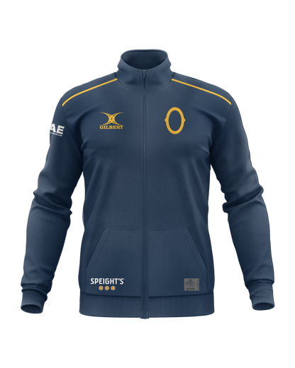 Gilbert Otago Rugby 24 Mens Replica Mid Layer Fleece Jacket