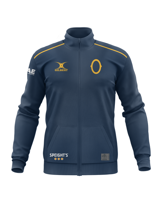 Gilbert Otago Rugby 24 Mens Replica Mid Layer Fleece Jacket
