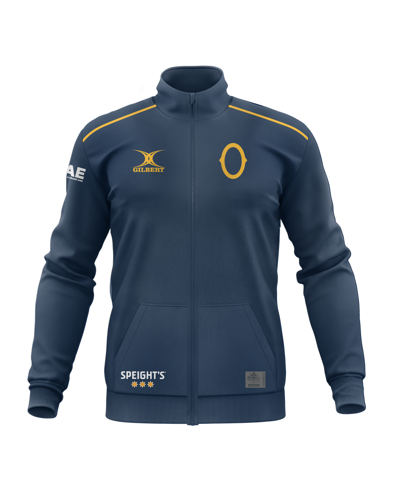 Gilbert Otago Rugby 24 Mens Replica Mid Layer Fleece Jacket