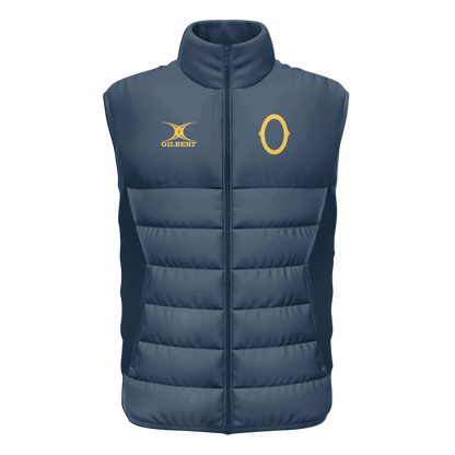 Gilbert Otago Rugby 25 Mens Replica Puffer Vest