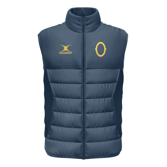 Gilbert Otago Rugby 25 Mens Replica Puffer Vest