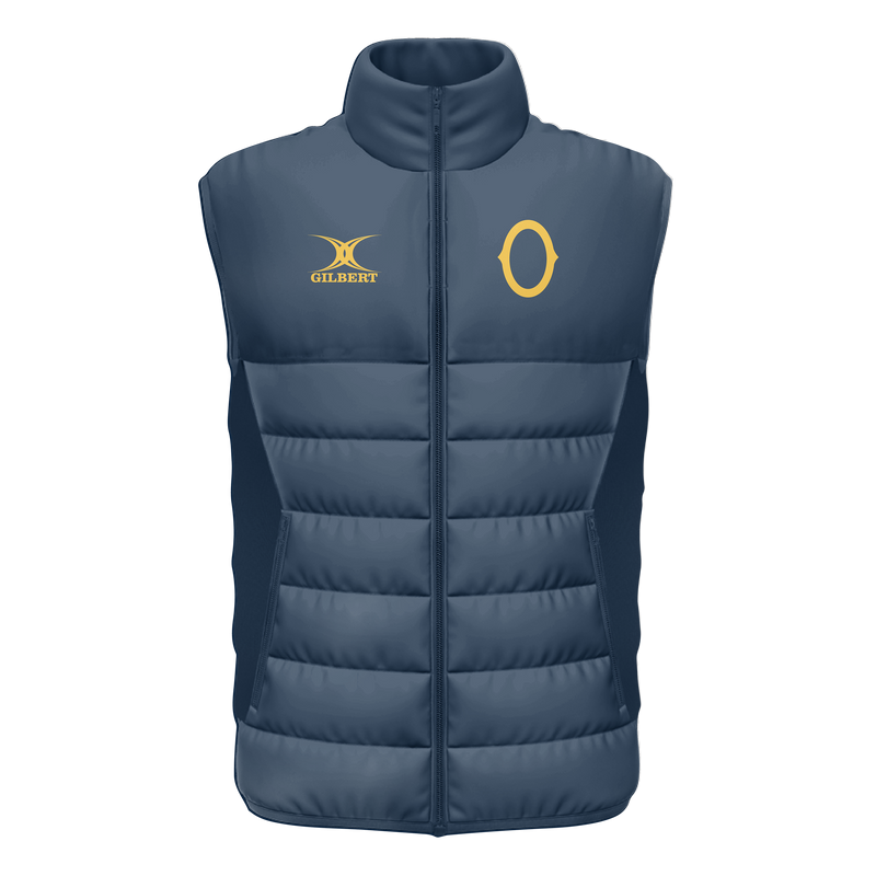 Gilbert Otago Rugby 25 Mens Replica Puffer Vest