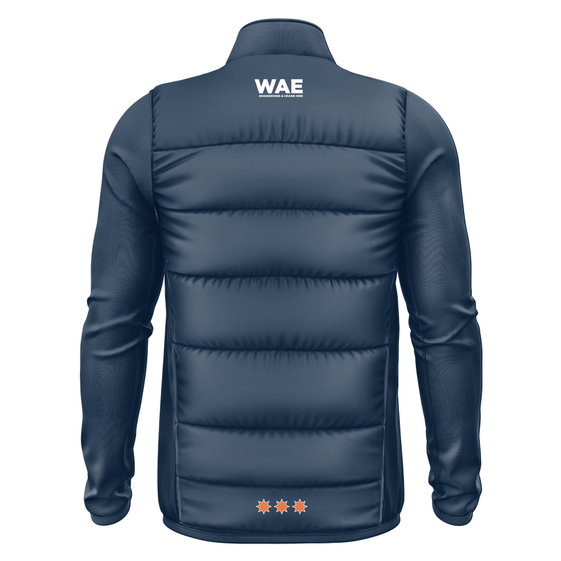 Gilbert Otago Rugby 25 Mens Replica Puffer Jacket
