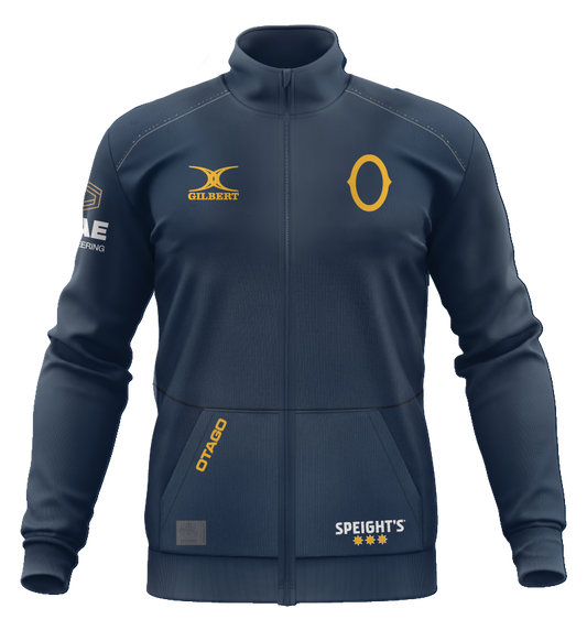 Gilbert Otago Rugby 26 Mens Replica Mid Layer Fleece Jacket