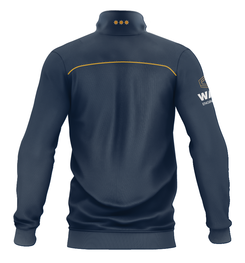 Gilbert Otago Rugby 26 Mens Replica Mid Layer Fleece Jacket