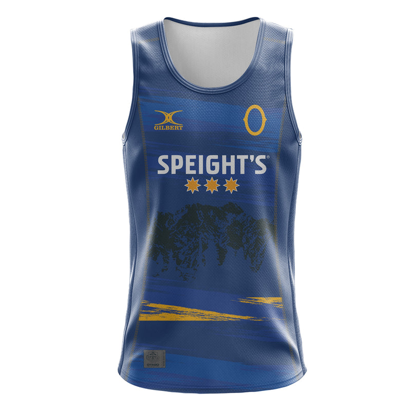 Gilbert Otago Rugby 25 Replica Training Singlet - Mens