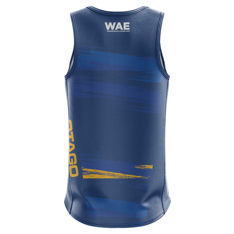 Gilbert Otago Rugby 25 Replica Training Singlet - Mens