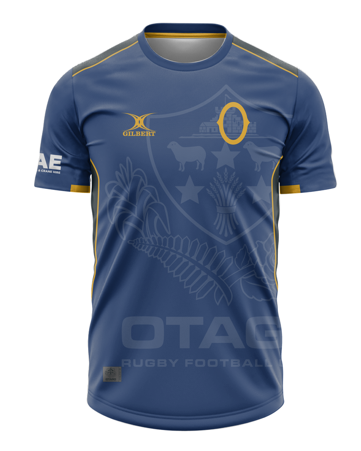 Gilbert Otago Rugby 24 Replica Training Tee - JNR