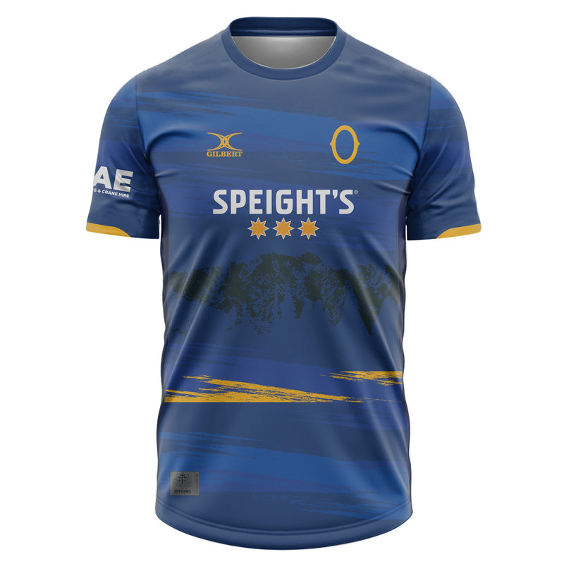 Gilbert Otago Rugby 25 Replica Training Tee - Mens