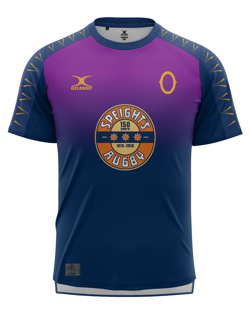 Gilbert Otago Rugby 26 Replica Captains Run Tee MENS