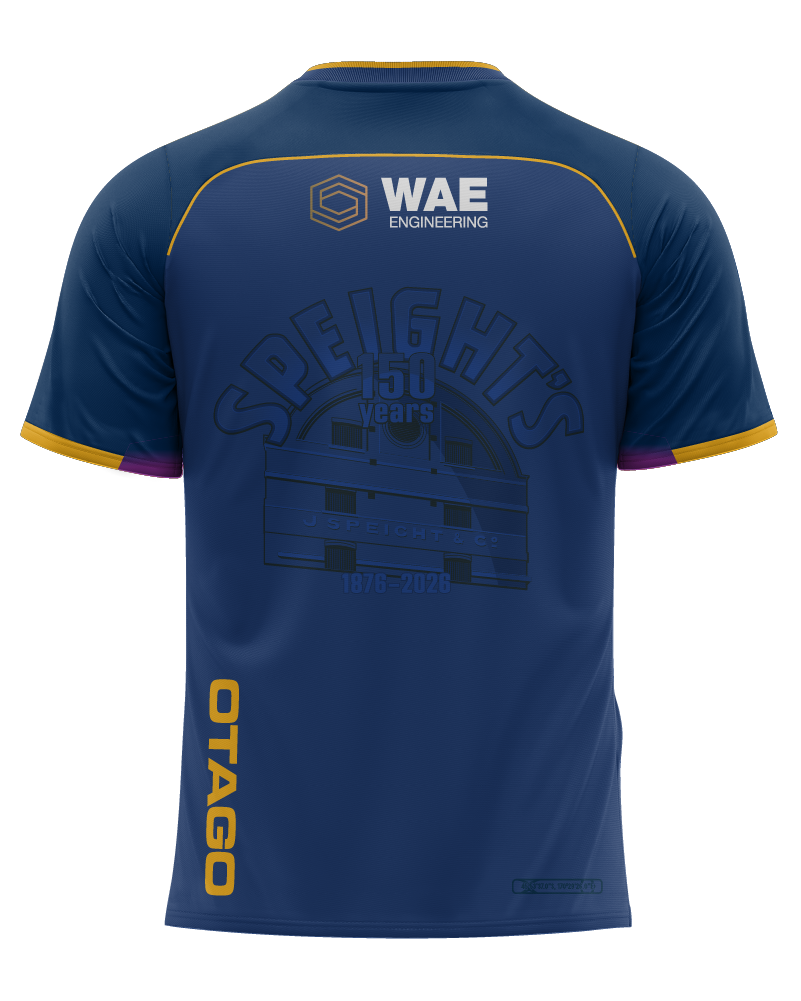 Gilbert Otago Rugby 26 Replica Training Tee - Mens