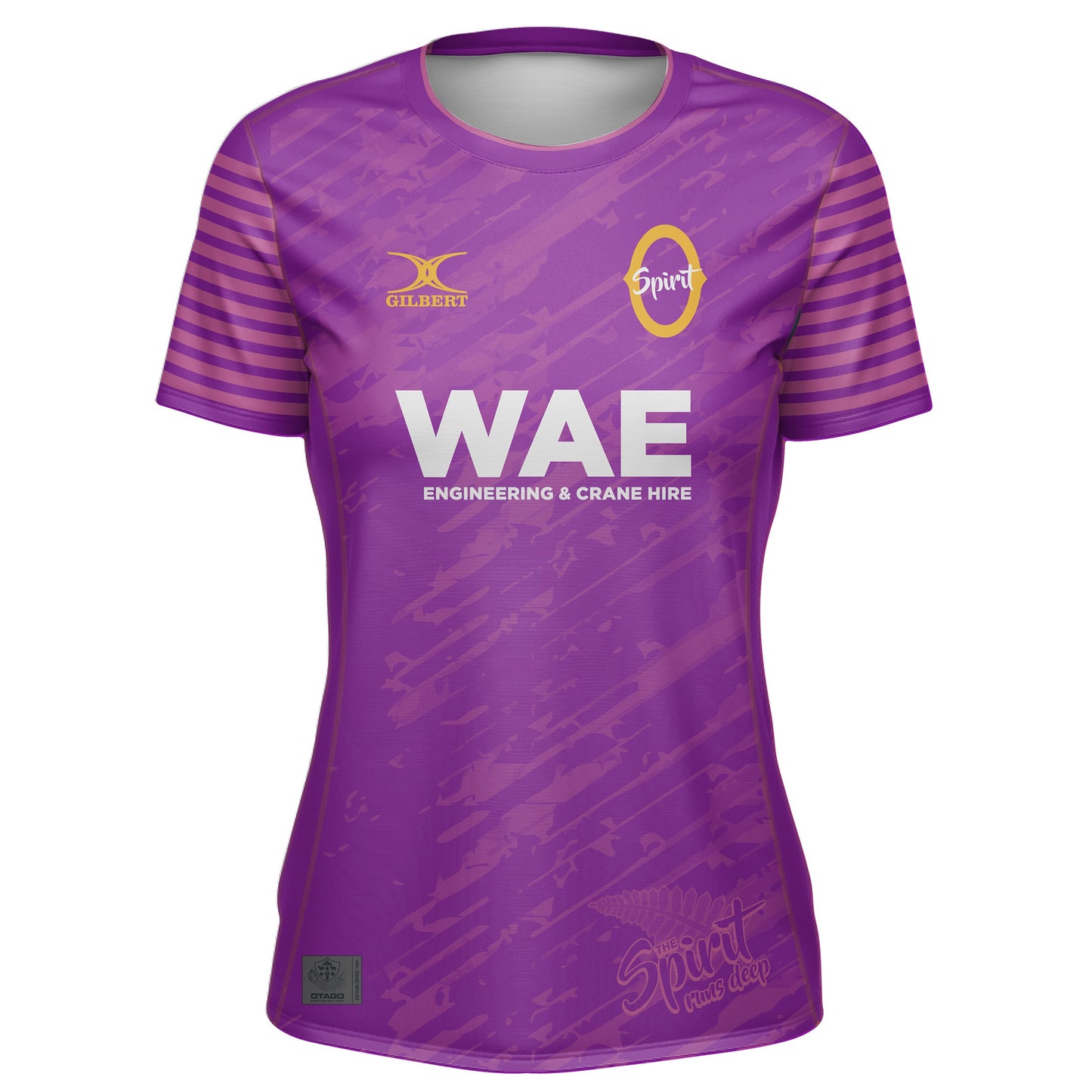 Gilbert Otago Rugby 25 Womens Replica Spirit Captains Run Tee