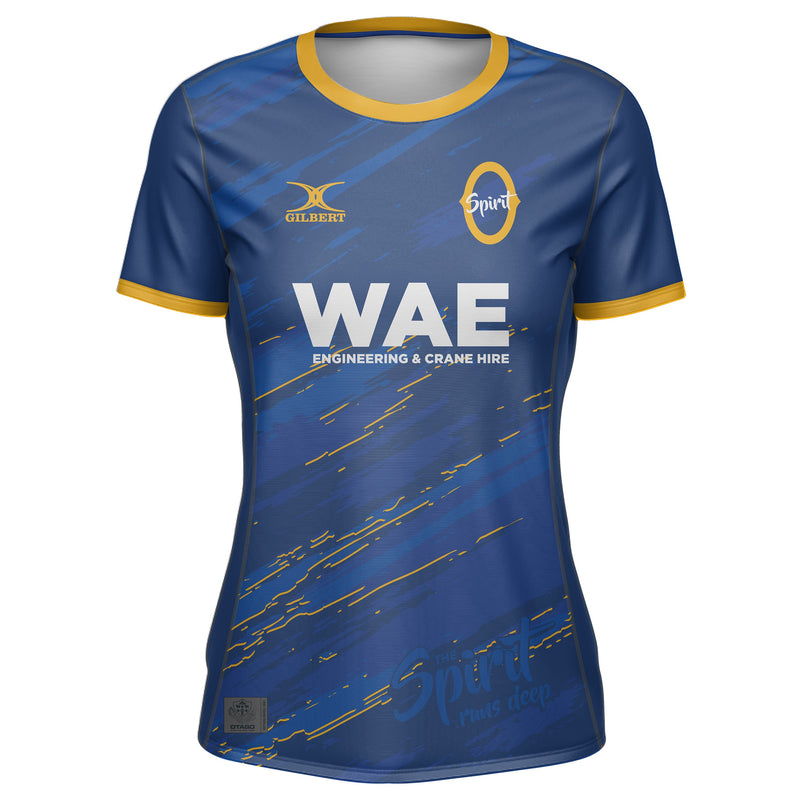 Gilbert Otago Rugby 25 Womens Replica Spirit Tee
