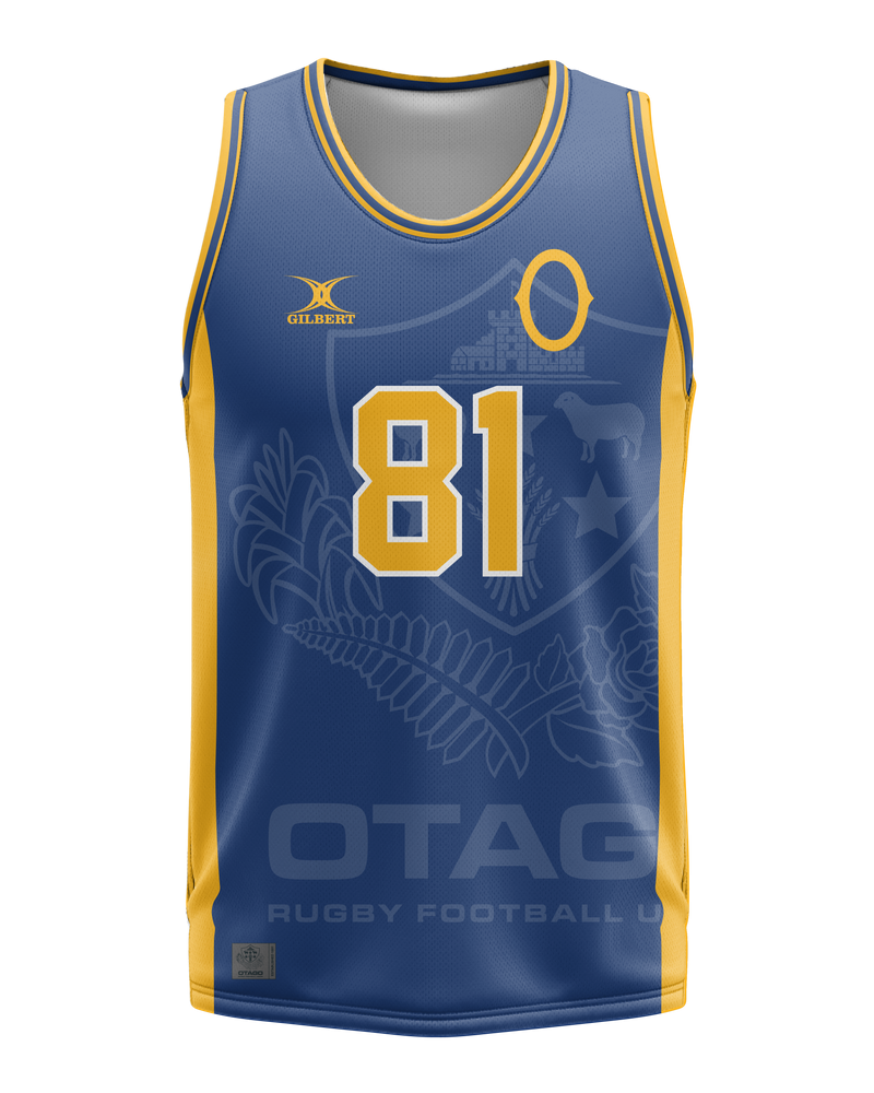 Gilbert Otago Rugby 24 Supporters Basketball Singlet - Junior