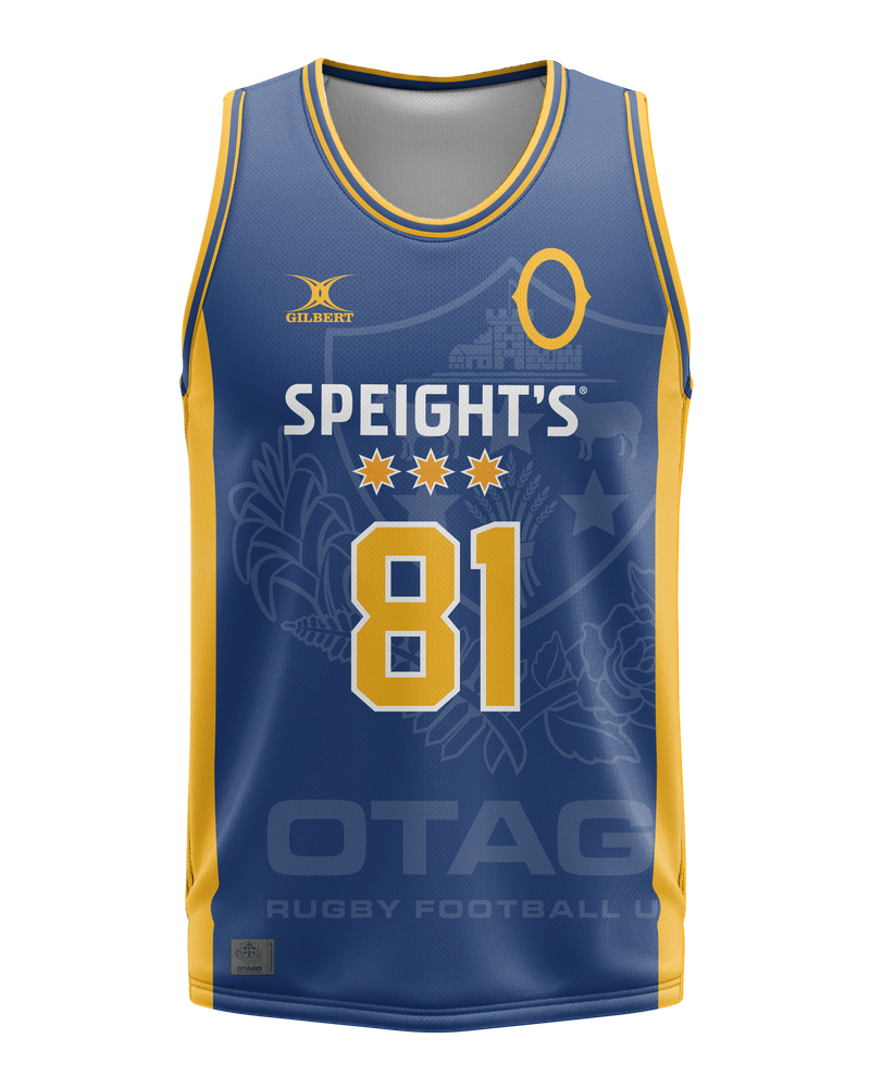 Gilbert Otago Rugby 24 Supporters Basketball Singlet - Mens