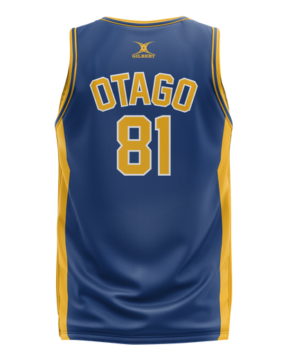 Gilbert Otago Rugby 24 Supporters Basketball Singlet - Mens