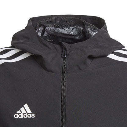 Adidas Youth Tiro21 Windbreaker - Black/White