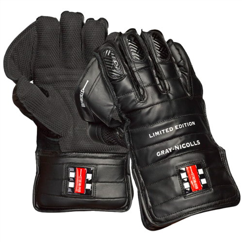Gray Nicolls GN Limited Edition Black Wicket Keeping Gloves