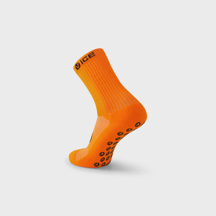 Vice Sport Grip Socks - Orange Crew