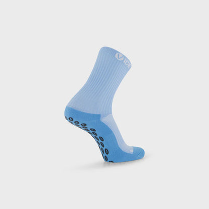 Vice Sport Grip Socks - Sky Blue Crew