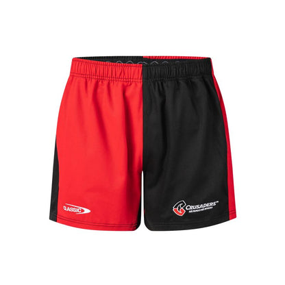 Classic Crusaders Super Rugby Mens Cotton Drill Shorts