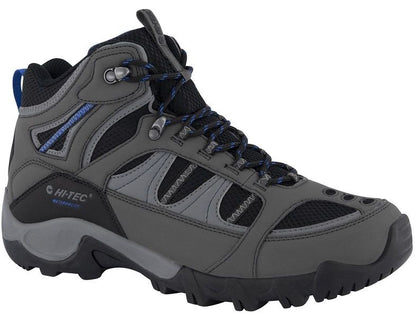Hi-Tec Mens Bryce II WP Tramping Boot - Charcoal/Black/Cobalt