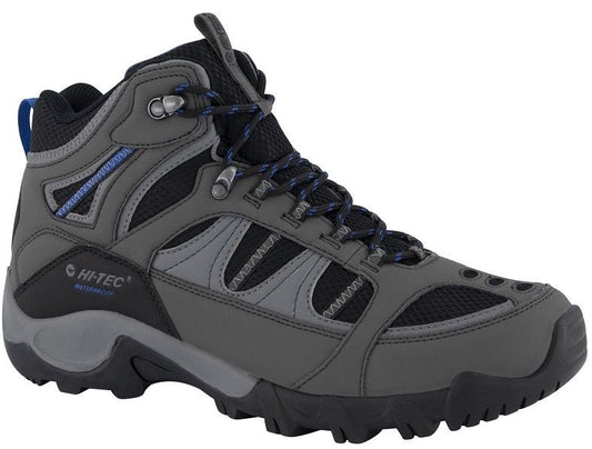 Hi-Tec Mens Bryce II WP Tramping Boot - Charcoal/Black/Cobalt