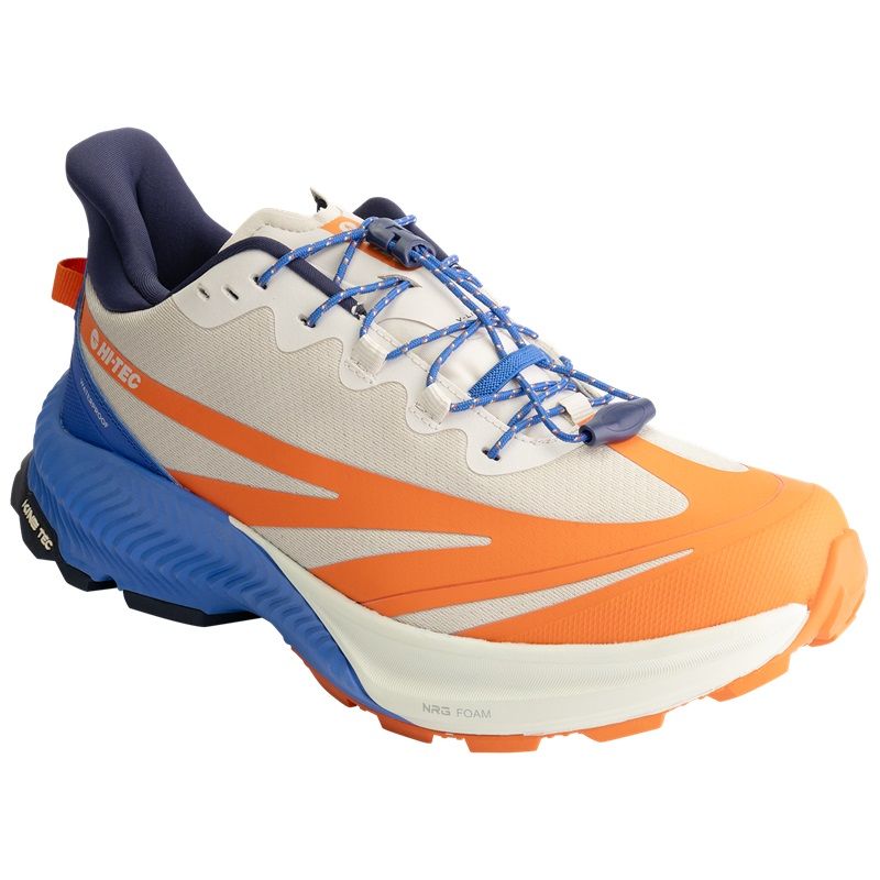 Hi-Tec Mens Nomad ADV WP Tramping Shoe - Gray/Red Orange – Otago
