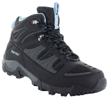 Hi-Tec Womens Bryce II WP Tramping Boot - Black/Charcoal/Forget Me Not