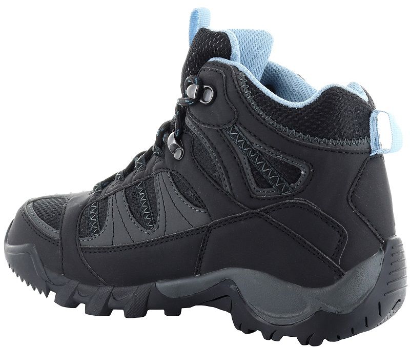 Hi-Tec Womens Bryce II WP Tramping Boot - Black/Charcoal/Forget Me Not