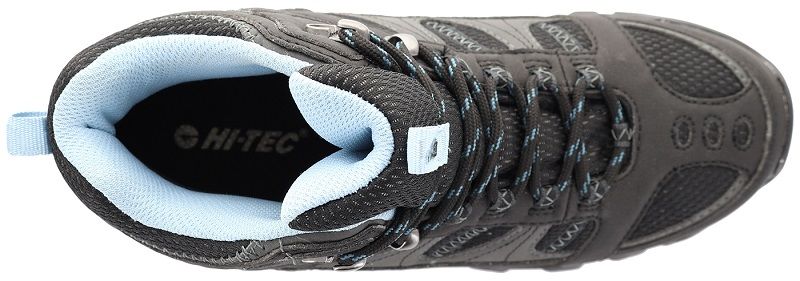Hi-Tec Womens Bryce II WP Tramping Boot - Black/Charcoal/Forget Me Not