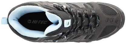 Hi-Tec Womens Bryce II WP Tramping Boot - Black/Charcoal/Forget Me Not