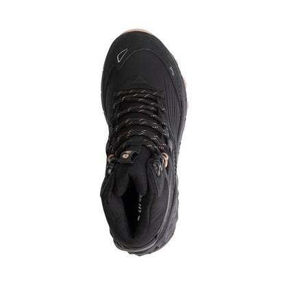 Hi-Tec Womens Geo Fuse Trek Mid WP - Tramping Boot - Black/Taupe