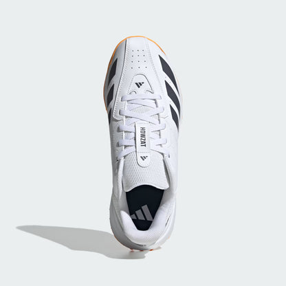 Adidas Howzat Spike Cricket Shoe - White/Onyx/Tangerine