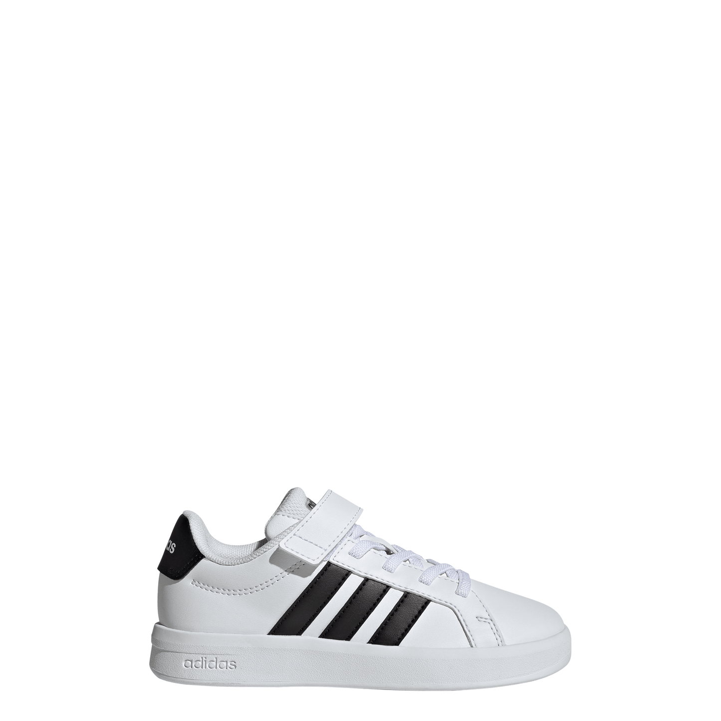 Adidas Kids Grand Court 3.0 Shoes - White/Black/White